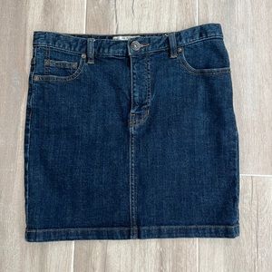 Free People denim mini skirt size 4